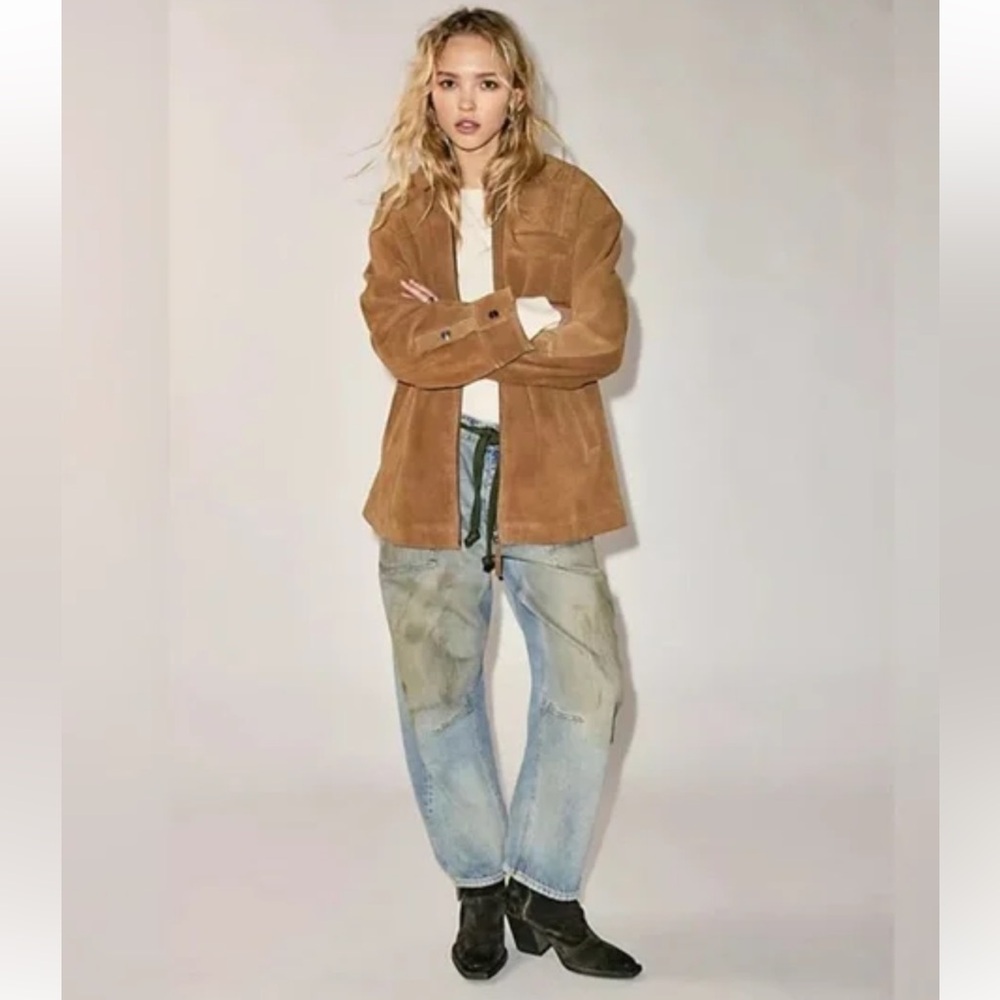 Free People Rosie real suede jacket - Picture 5 of 15
